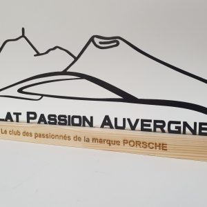 Décoration « Flat Passion Auvergne » – Édition Artisanale