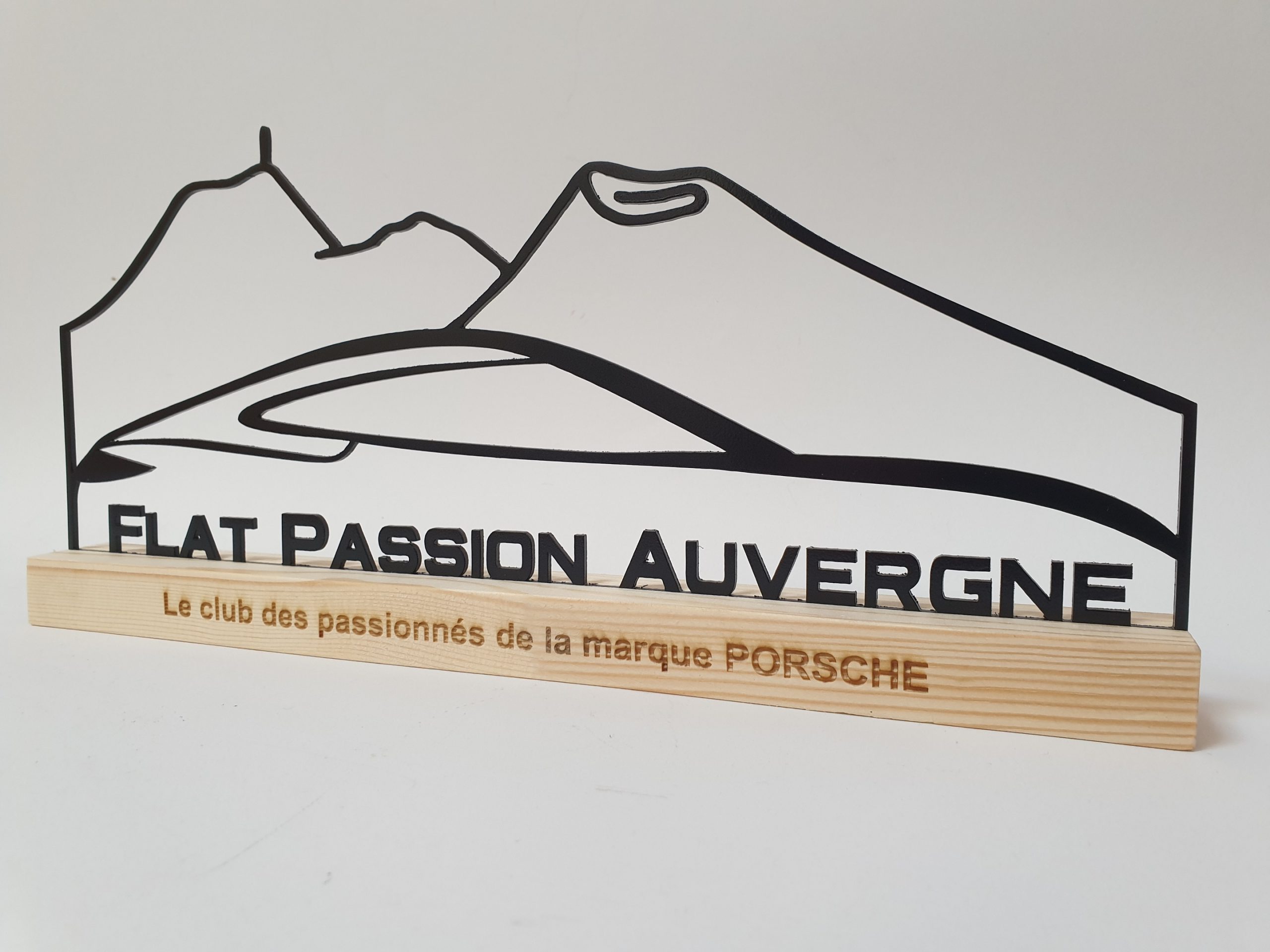 Décoration "Flat Passion Auvergne" – Édition Artisanale – Image 2