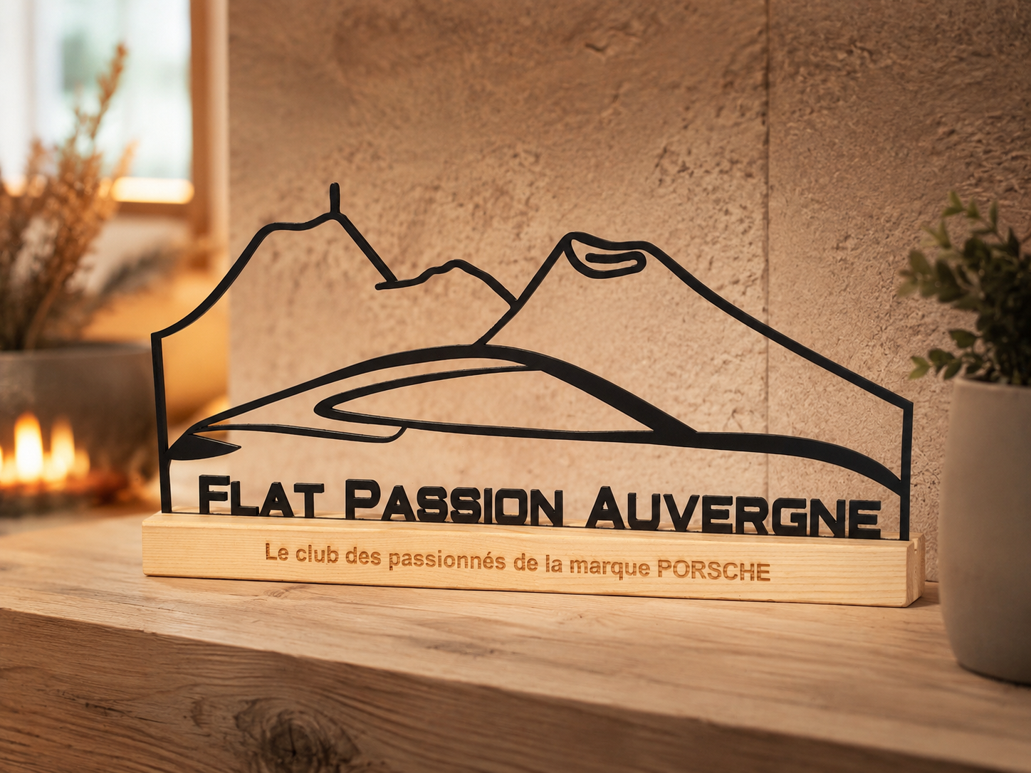Décoration "Flat Passion Auvergne" – Édition Artisanale