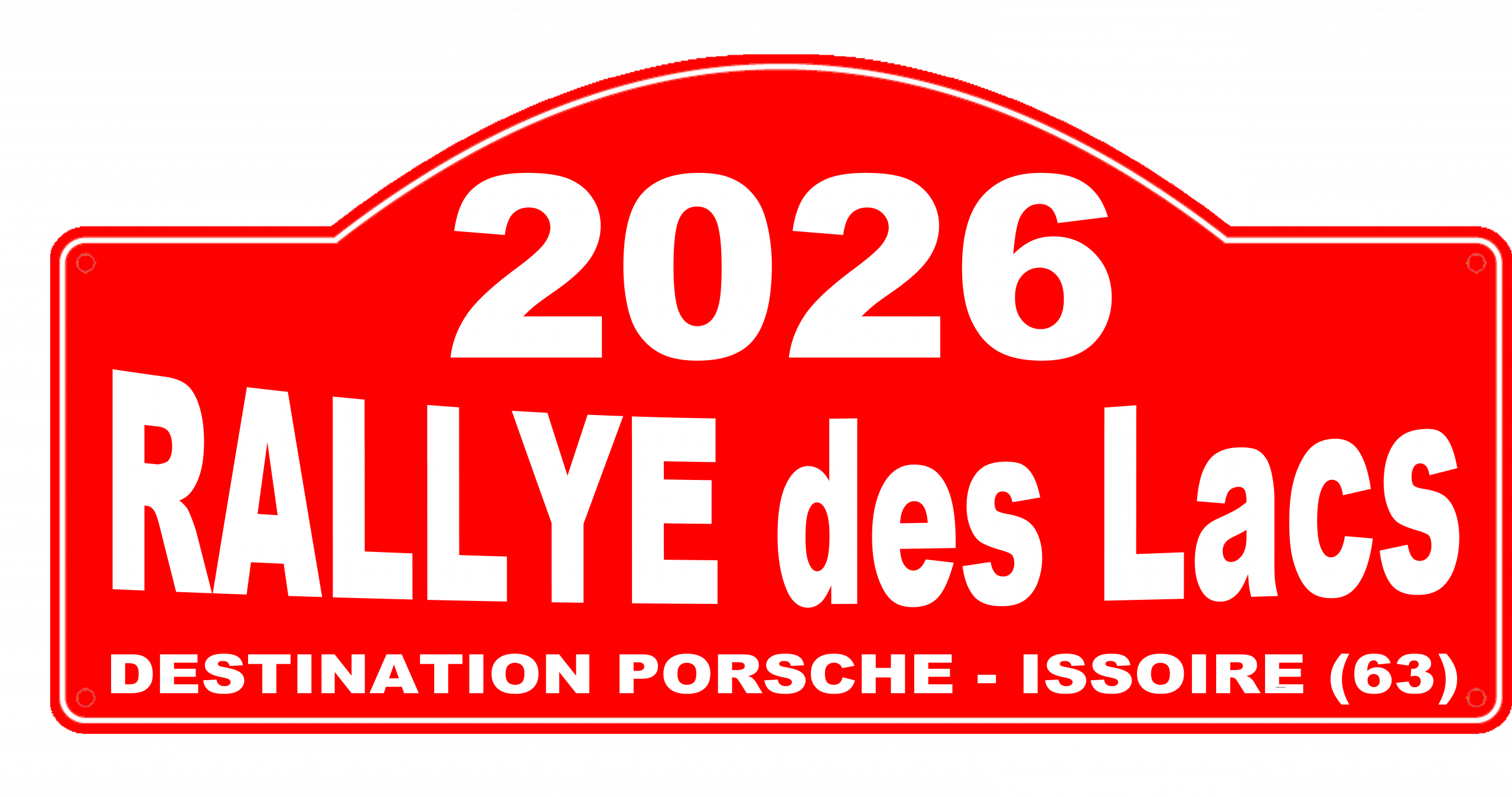 Plaque de rallye - Rallye des lacs DP 2026